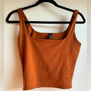 Windsor Rust Square Neck Top